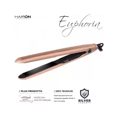 HAIRON Euphoria Jewel Rose Gold profesjonalna prostownica do włosów